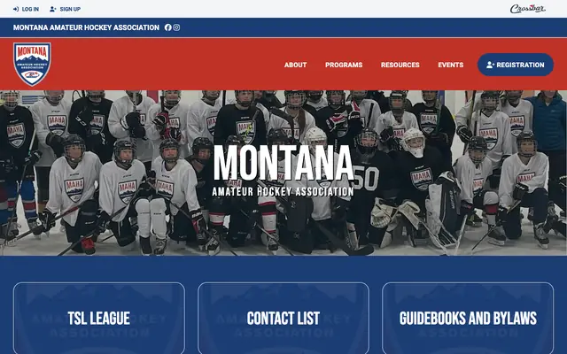 Screenshot of mthockey.com