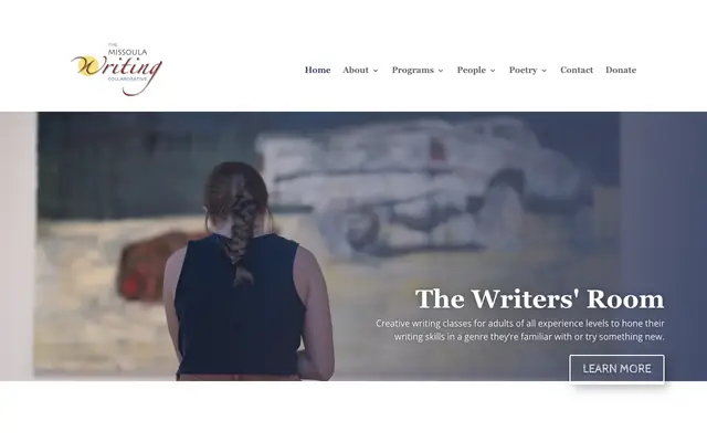 Screenshot of missoulawritingcollaborative.org