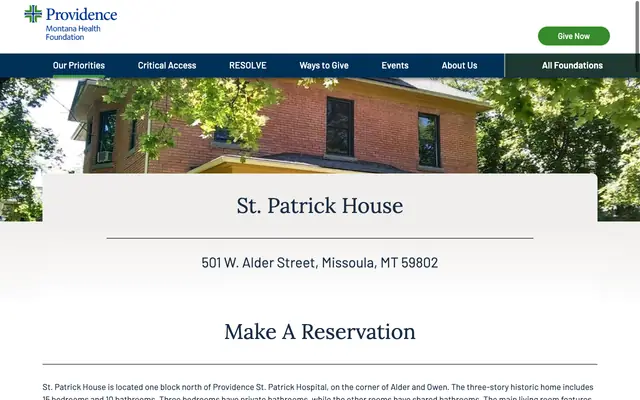 Screenshot of foundation.providence.org
