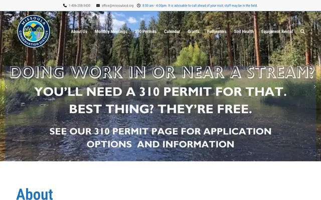 Screenshot of missoulacd.org