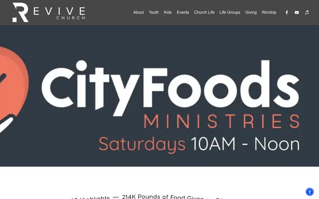 Screenshot of revivemso.org