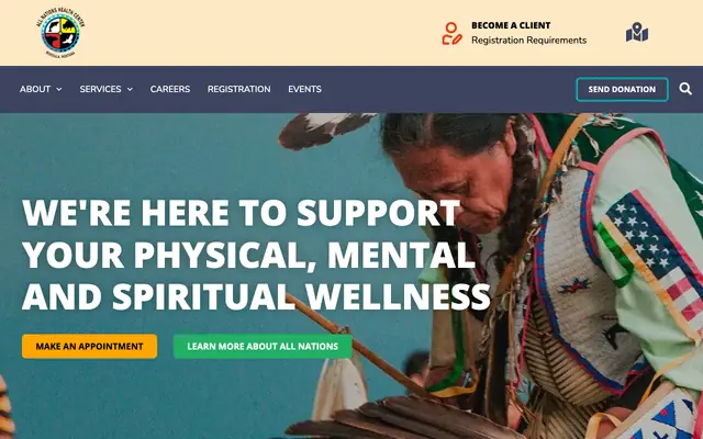 Screenshot of allnations.health