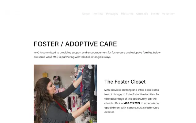 Screenshot of macmissoula.com