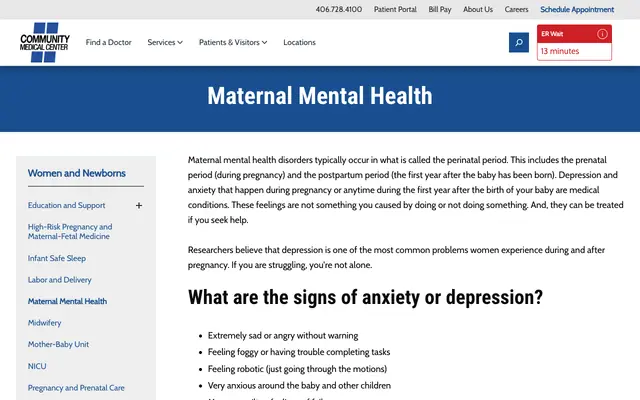Screenshot of communitymed.org