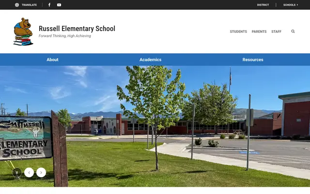 Screenshot of russell.mcpsmt.org