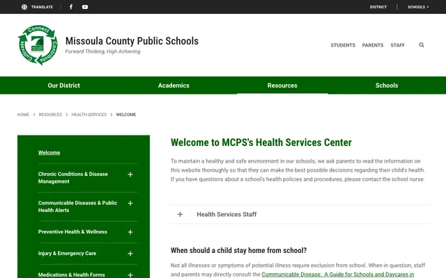 Screenshot of mcpsmt.org