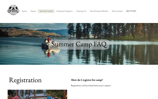 Screenshot of campmarshallmontana.org