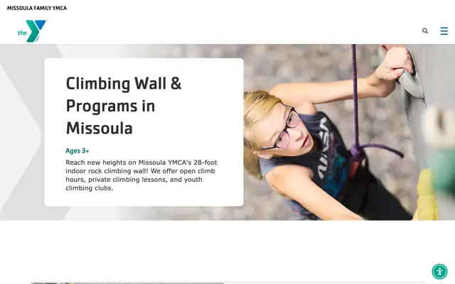 Screenshot of ymcamissoula.org