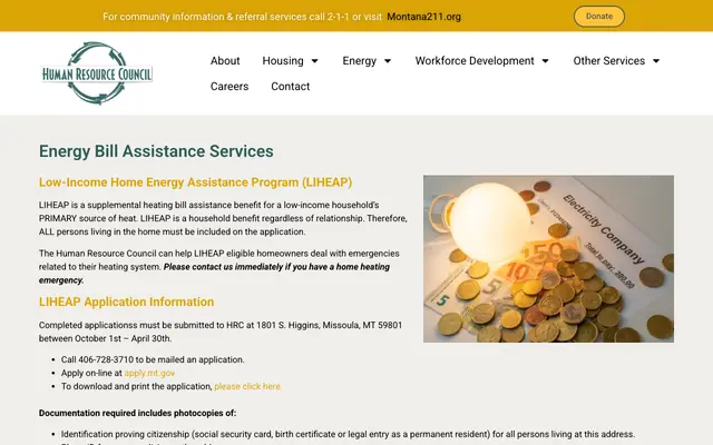 Screenshot of humanresourcecouncil.org