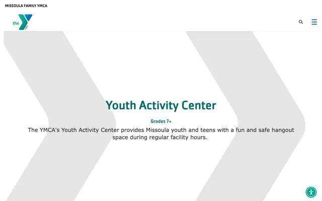 Screenshot of ymcamissoula.org
