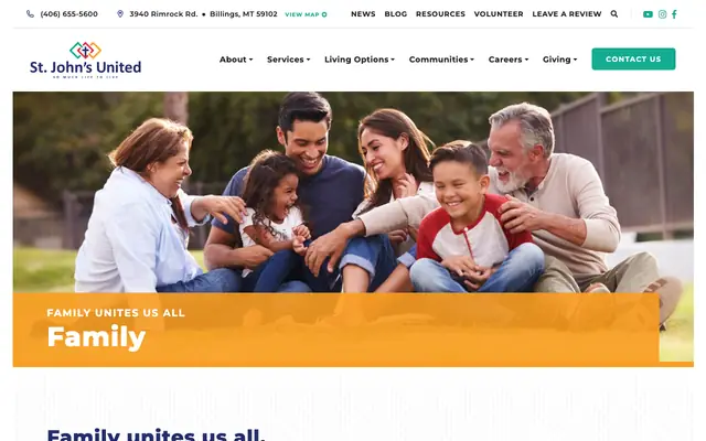Screenshot of stjohnsunited.org
