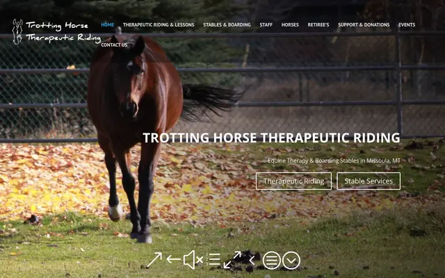 Screenshot of trottinghorsetherapeutic.org