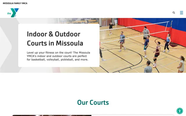 Screenshot of ymcamissoula.org