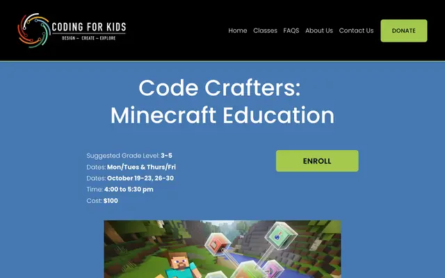 Screenshot of codingbitterroot.org