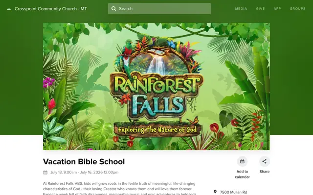 Screenshot of subsplash.com