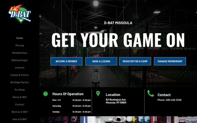 Screenshot of dbatmissoula.com
