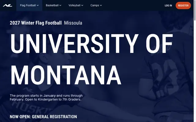 Screenshot of sports.bluesombrero.com