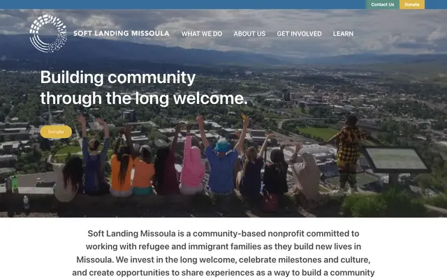 Screenshot of softlandingmissoula.org