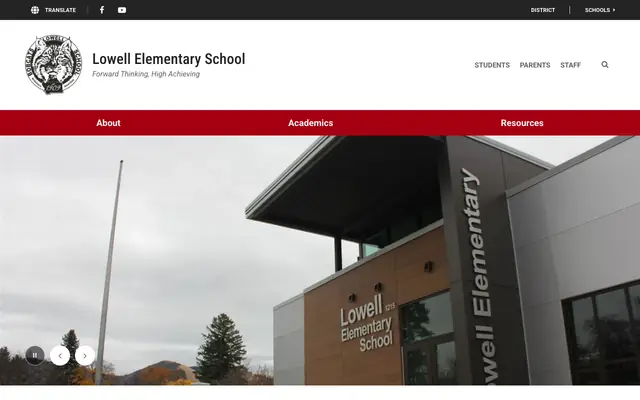Screenshot of lowell.mcpsmt.org