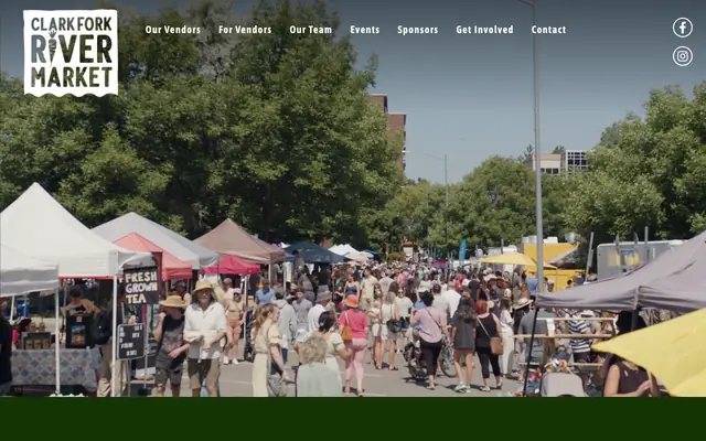 Screenshot of clarkforkmarket.com