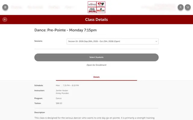 Screenshot of portal.iclasspro.com
