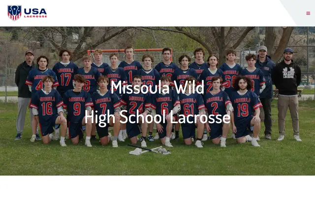Screenshot of account.usalacrosse.com
