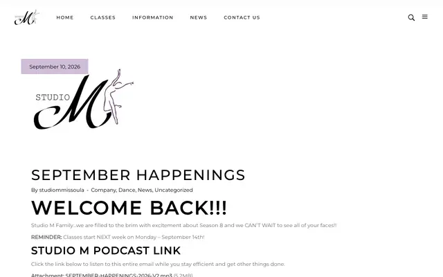 Screenshot of studiommissoula.com