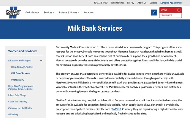 Screenshot of communitymed.org