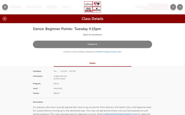 Screenshot of portal.iclasspro.com