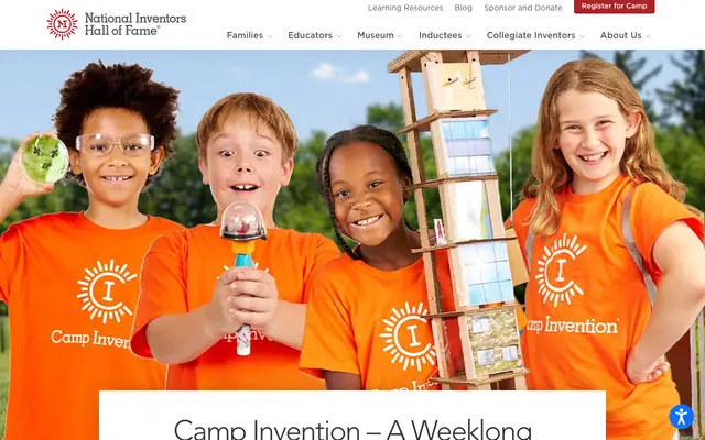 Screenshot of invent.org