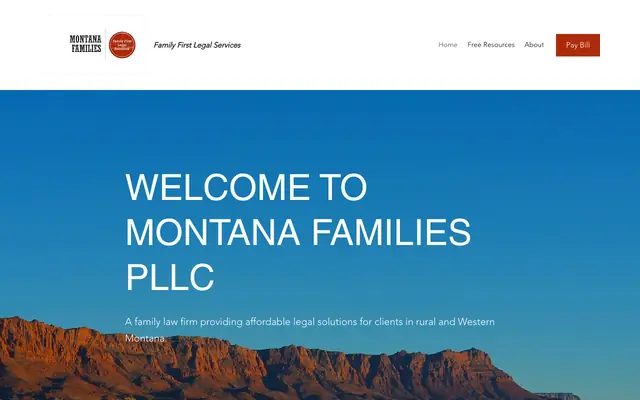 Screenshot of mtfamilies.com