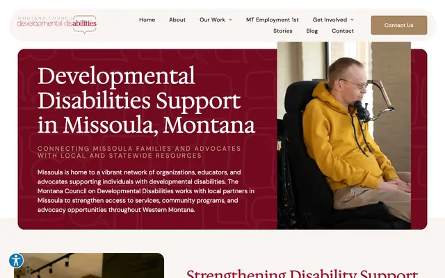 Screenshot of mtcdd.org