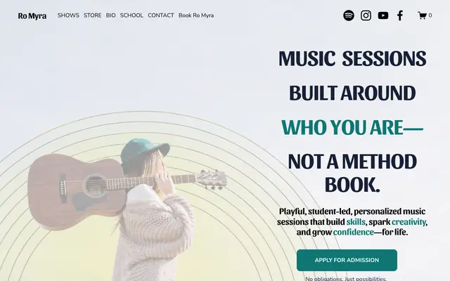 Screenshot of himynameisro.com