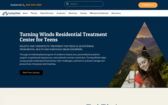 Screenshot of turningwinds.com