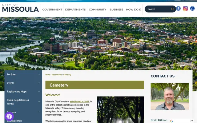 Screenshot of ci.missoula.mt.us