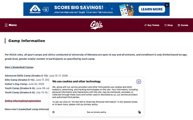Screenshot of gogriz.com