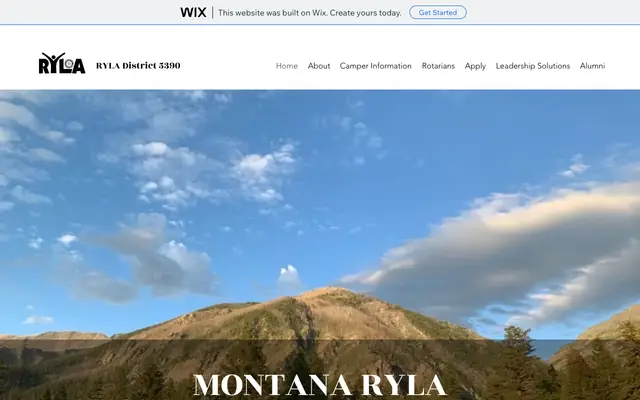 Screenshot of montanaryla.wixsite.com