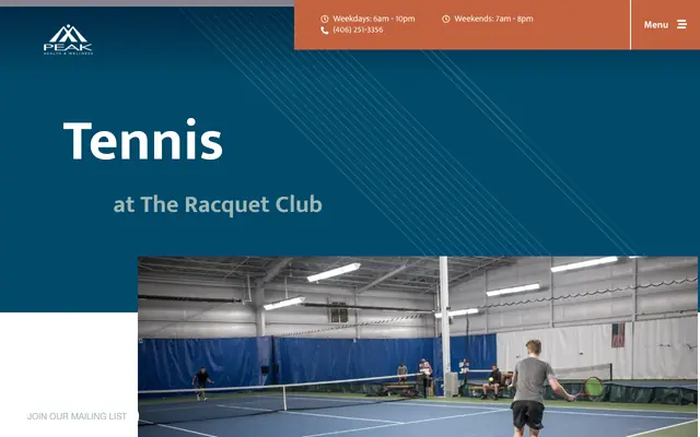 Screenshot of peakmissoula.com