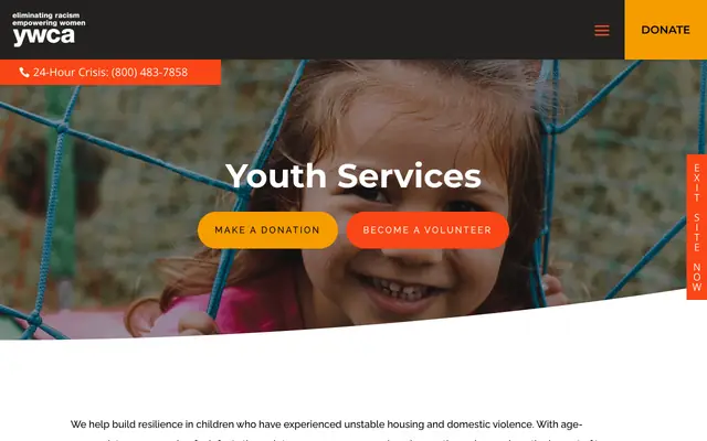 Screenshot of ywcamissoula.org