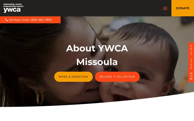 Screenshot of ywcamissoula.org