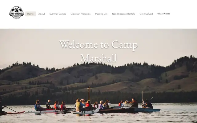 Screenshot of campmarshallmontana.org