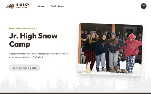Screenshot of bigskybiblecamp.org
