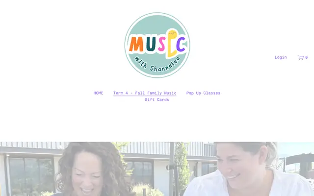Screenshot of musicwithshannalee.com