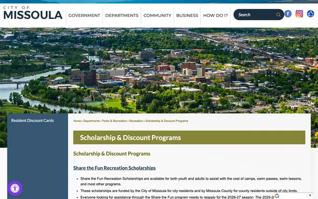 Screenshot of ci.missoula.mt.us