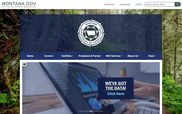Screenshot of cor.mt.gov