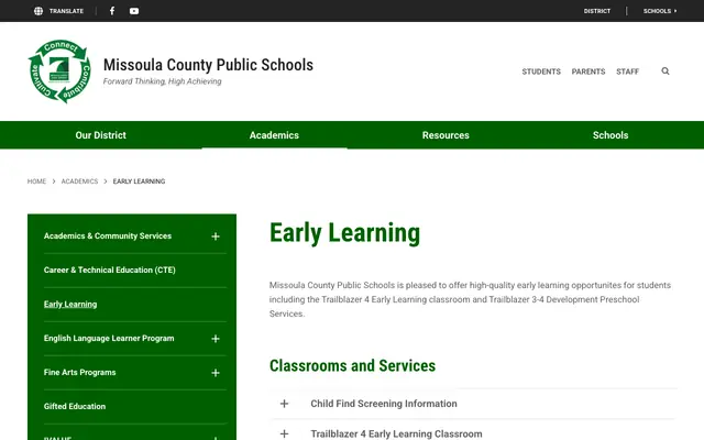 Screenshot of mcpsmt.org