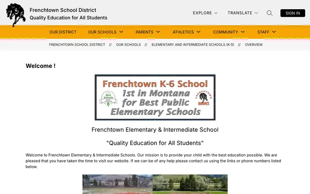 Screenshot of ftsd.org