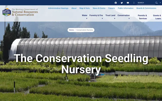 Screenshot of dnrc.mt.gov