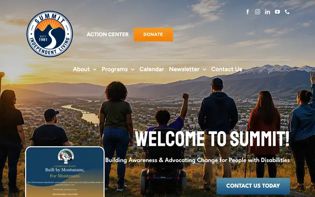 Screenshot of summitilc.org