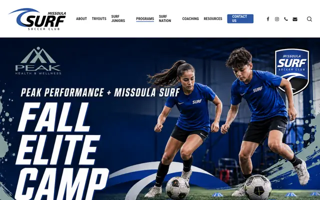 Screenshot of missoulasurf.com
